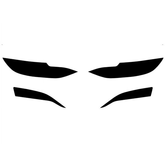 Rvinyl Headlight Tint Covers Compatible with Chevrolet Malibu 2019-2025 - Clear