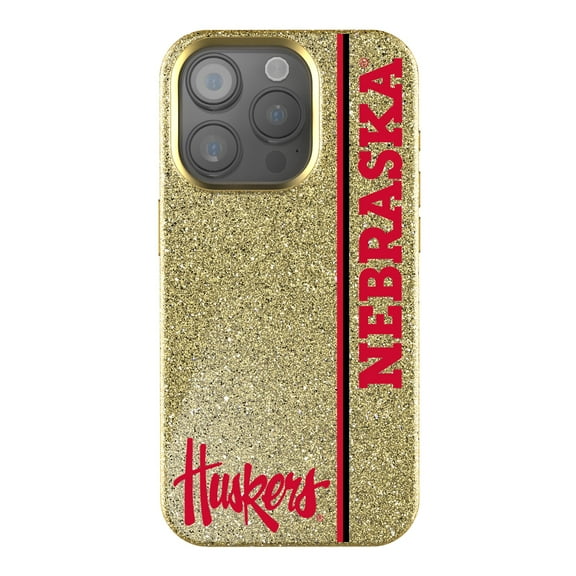 Keyscaper Gold Nebraska Huskers iPhone Bling Case