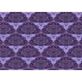 thumbnail image 1 of Ahgly Company Indoor Rectangle Patterned Medium Purple Area Rugs, 7' x 10', 1 of 6