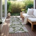 thumbnail image 6 of Addison Rugs Chantille Indoor/Outdoor Transitional Floral Olive Washable Runner Rug, 2'3" x 7'6", 6 of 6