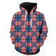 thumbnail image 1 of Sudadera con capucha y cremallera para hombre, estilo retro étnico exótico, estilo Harajuku, divertida, moda urbana, genial, con estampado 3D, unisex, informal, de gran tamaño, 1 of 6