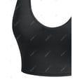 thumbnail image 3 of Top Recortada Panel Encaje Tamaño Plus Rosegal Camisetas sin mangas de talla grande, 3 of 5