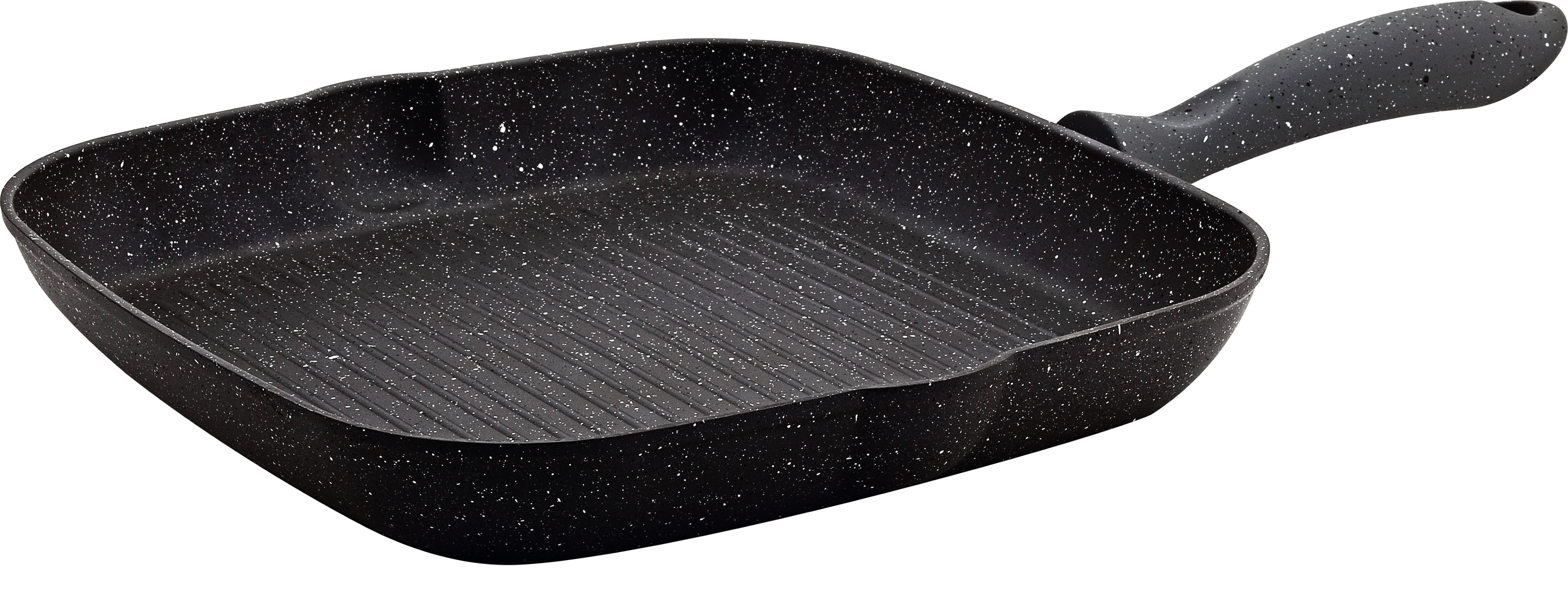 Hascevher Rectangular Grill Fry Pan Nonstick Cookware for Grillling