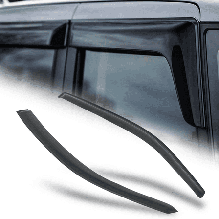 M-AUTO 2 Pieces Tape-On Window Visor Shade Vent Wind Rain Deflector for 2000-2007 Chevy Monte Carlo