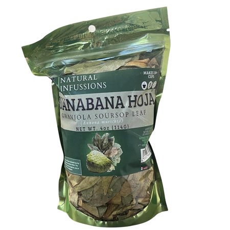 2pcs e Hoja Guanabana 4oz ea (Graviola Soursop Leaf), Annona Muricaa, Sand Up Resealable Bag Crafed By Naure100% All Naural ea