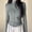 #0204-Gray, variant on Women's Lightweight Athletic Jacket Sun Protection Full Zip Long Sleeve Shirts Hiking Outdoor Pockets