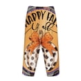 thumbnail image 5 of Goofa Fall Farmhouse Pumpkins1 Printed Soft Pajama Pants for Women, Wide Leg Comfy Casual Lounge Yoga Pants-Large, 5 of 9
