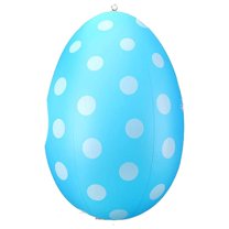 SDJMa Inflatable Easter Eggs Decorations Easter Inflatables Outdoor Decor Kids Toys Colorful Eggs Inflatable Easter Eggs Ornaments for Yard, Lawn, Garden, Party (24 Inch)