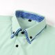 thumbnail image 5 of Blusa y camisa de manga larga con cuello vuelto para hombre, cárdigan liso de moda con cuello vuelto, camisa de negocios con botones, blusa de poliéster para hombre, 5 of 6