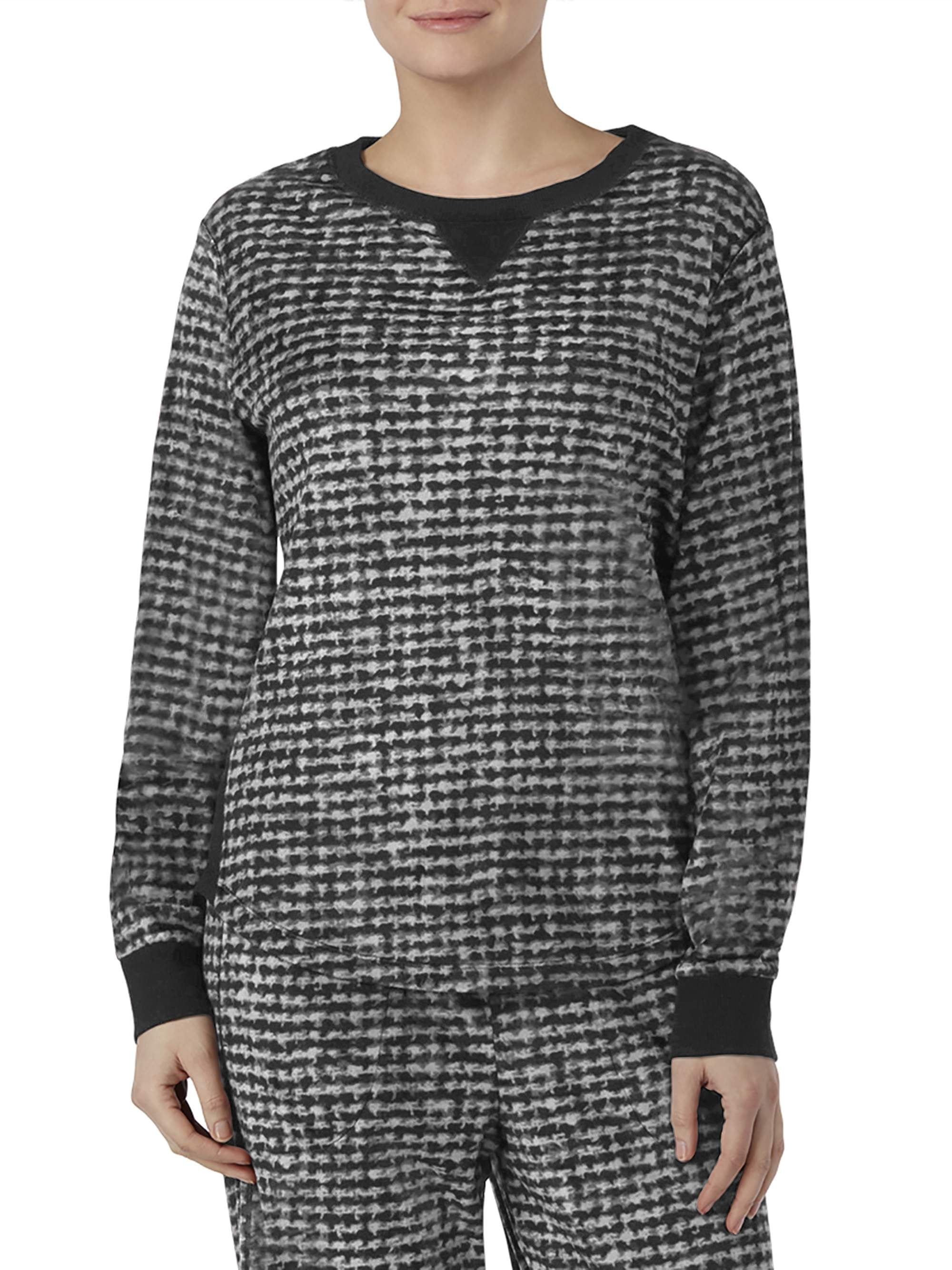 Secret Treasures Modern Separates Women's and Women's Plus Long Sleeve Velour Sleepwear top