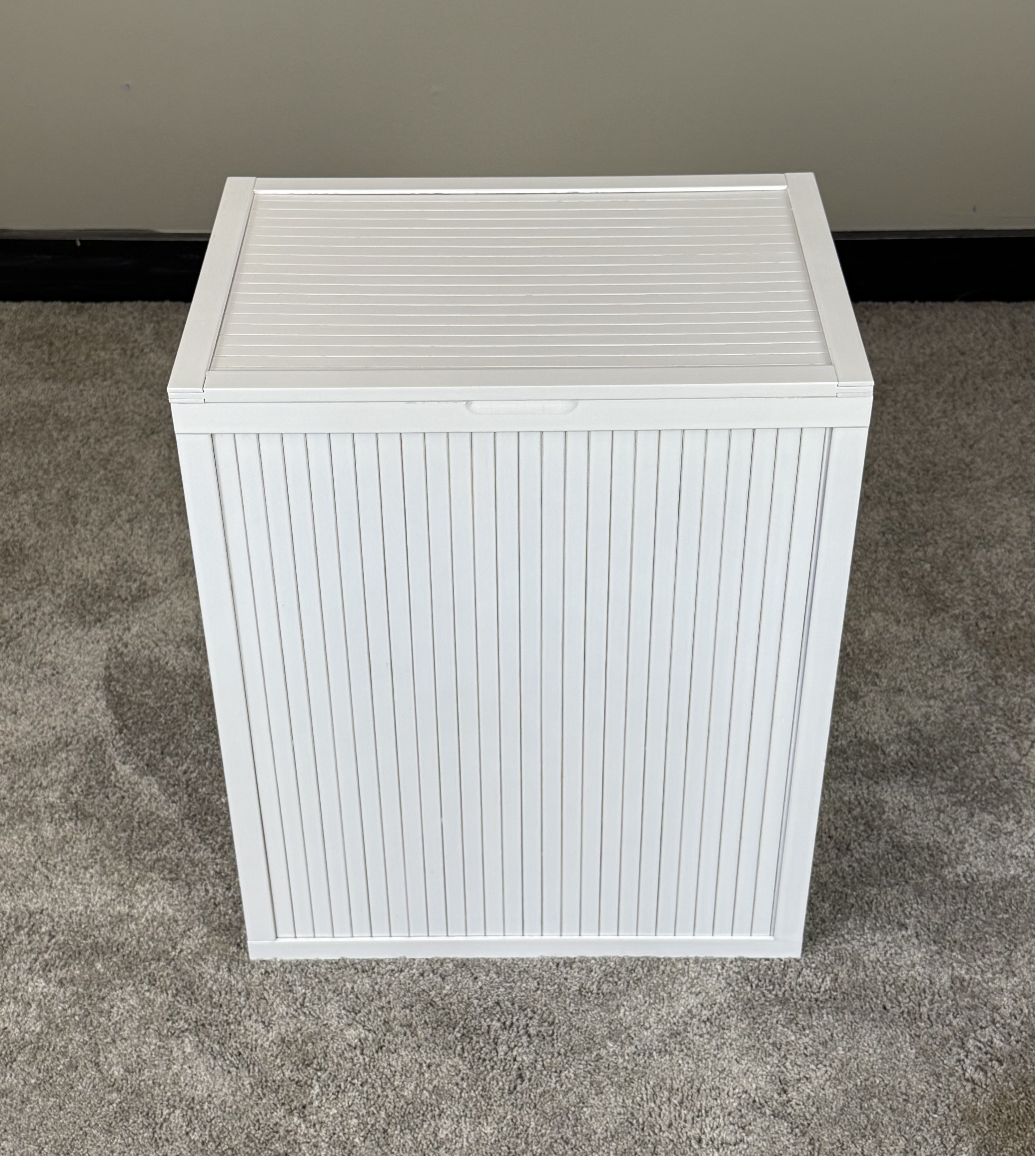 Eccostyle by CCL Solid Bamboo Folding Clothes Hamper with Removable Laundry Bag