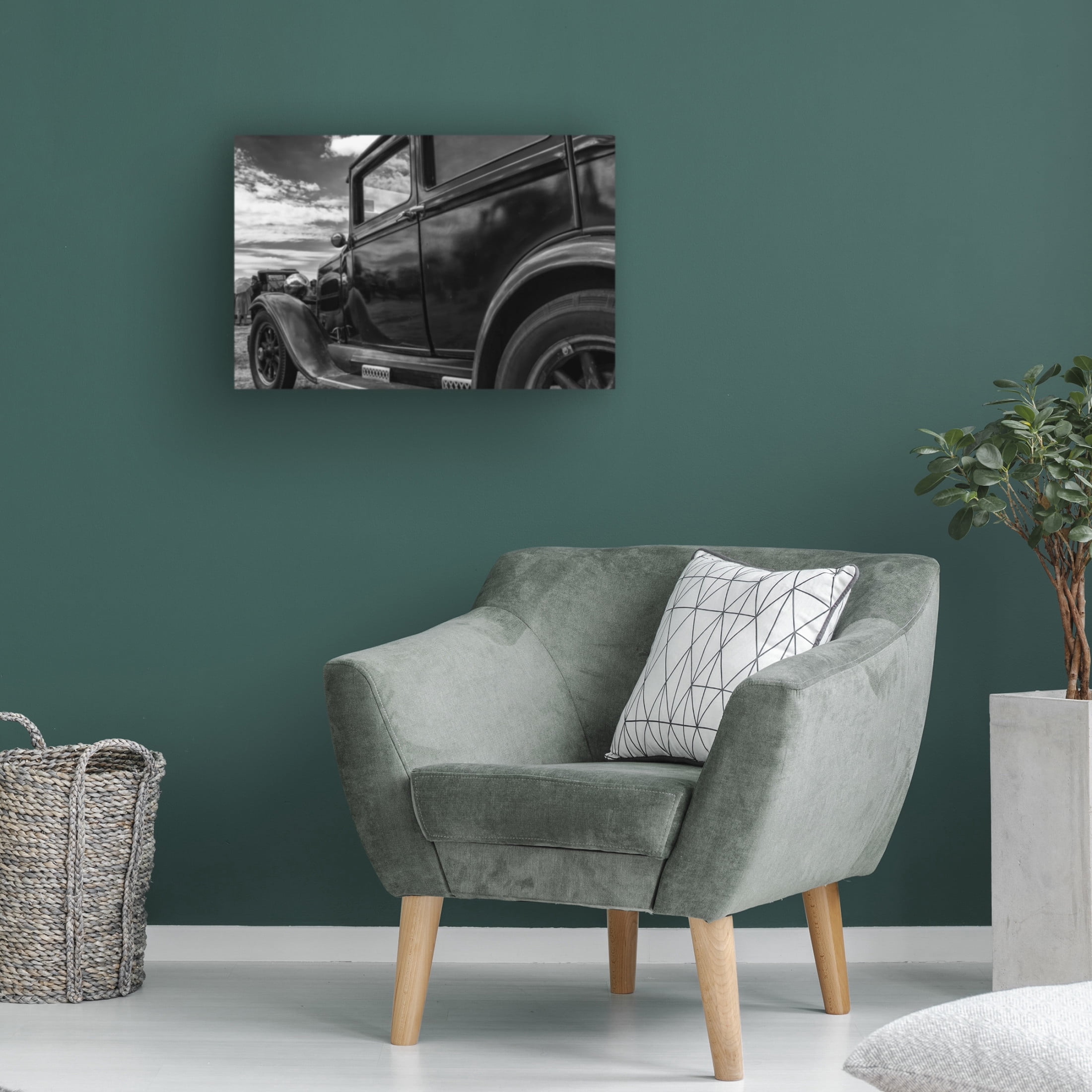 Canvas Wall Art - Elisabeth Fredriksson Russell 'They Met Under A Big Sky' Wall Art for Living Room, Bedroom, or Office Décor by Trademark Fine Art - 32 x 22 Inches