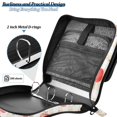 thumbnail image 4 of FORMRS Zipper Binder with Shoulder Strap 2-inch Ring 500 Sheet Capacity File Bag, Apple Plaid Pattern, 4 of 5