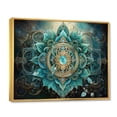 thumbnail image 2 of Designart "Om Symbol Hinduisim Sacred painting" Spiritual Floater Framed Wall Decor, 2 of 7