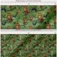 thumbnail image 2 of Soimoi Cotton Poplin Fabric Owl,Bat & Haunted House Halloween Fabric Prints By Yard 56 Inch Wide, 2 of 7