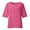 Hot Pink, variant on Christmas Savings Clearance! EINCcm Womens Tops Plus Size 3/4 Sleeve O Neck Casual Loose Cotton Linen Basic Plain T-Shirts, Spring Summer Fall Womens Basic Tunic Tops Pullover Blouses Tees Shirts