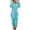Light Blue, variant on Womens High Waisted Trousers Womens Fleece Onesie Pajamas Jumpsuit Warm Fuzzy Romper Sleepwear Zipper Hooded Playsuit Loungewear High Waisted Trousers for Women S-46 Orange S