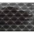 thumbnail image 4 of oneOone Viscose Chiffon Fabric Shapes Geometric Sashiko Printed Fabric 1 Yard 42 Inch Wide, 4 of 4