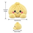 thumbnail image 2 of Mystery Dumpling Plush Blind Box, Surprise Plush Dumpling Squishy Novelty Collectible Stuffed Animals Squeezable Stress Relief Plushies for Birthday Holiday Party Favors- Yellow, 2 of 6