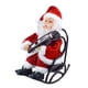 thumbnail image 4 of Adornos Navideños de Papá Noel, Figura de Papá Noel 2023 con Suministros para Fiestas Musicales, Decoraciones Navideñas para El Hogar, Estatua Eléctri violín, 4 of 8