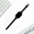 thumbnail image 3 of WFEAGL Leather Band Compatible Apple Watch Band 42mm 44mm 45mm Black/Black, 3 of 4