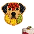 thumbnail image 5 of Decorative Dog Shaped Cheese Board, Cute Charcuterie Platter for Serving Foods, Wooden Serving Trays with compartment, Housewarming Gifts For Birthday, Holiday Gathering, 5 of 8