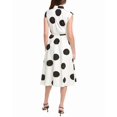 thumbnail image 2 of T Tahari womens  Flare Midi Dress, 12, White, 2 of 3