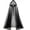 Black, variant on Hooded Cloak Adult Sheer Cape Witch Queen Cosplay Costume for Halloween Christmas Special Festivals Renaissance