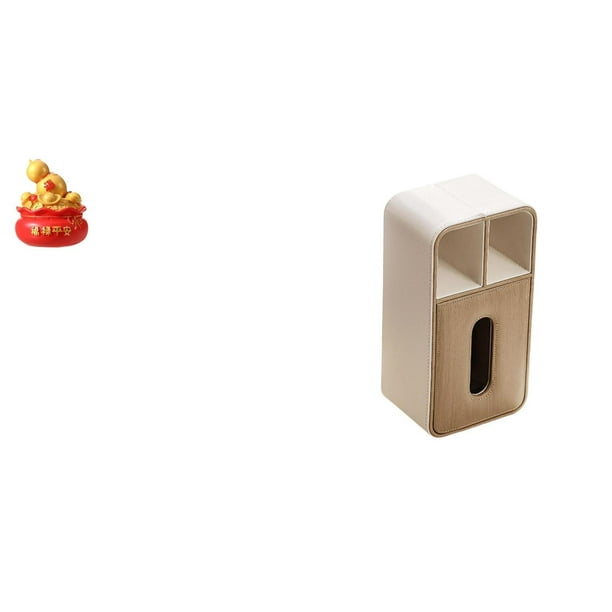 Figura Decorativa De Cuenco De Tesoro Para Festival, Artesanía Artística Y Funda Rectangular Multiusos Para Caja De Pañuelos, Ideal Como Regalo De Inauguración De La Casa O De Oficina.