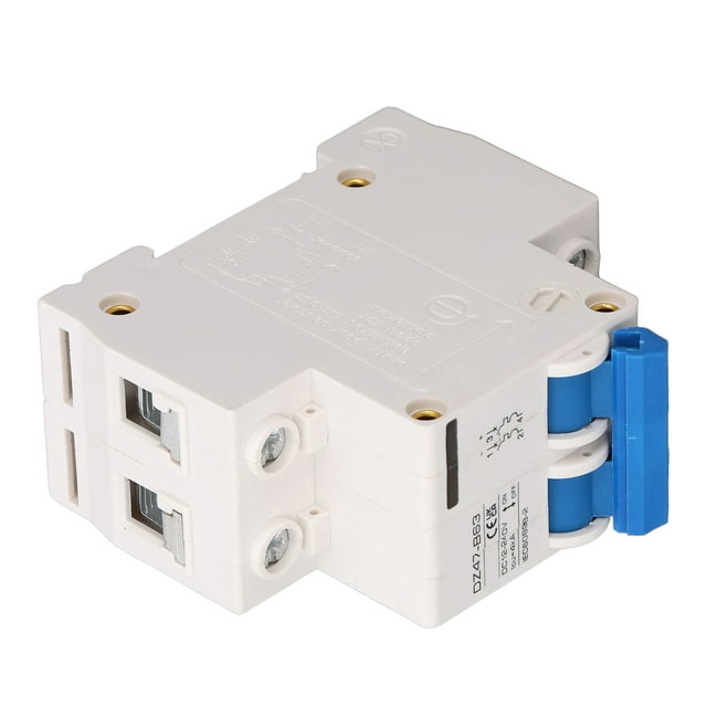 2P PV DC Circuit Breaker Photovoltaic DC Circuit Breaker DC12-240V 4KA Miniature Type B Higher Sensitivity DZ47-B63
