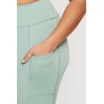 thumbnail image 5 of Women's Plus Size Solid High Waisted Leggings with Cell Phone Pockets, 5 of 5