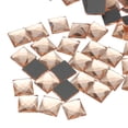 thumbnail image 1 of Unique Bargains 50 Pcs Acrylic Flat Back Rhinestones 12mm Square Artificial Gemstone for Crafts Costume Jewelry Making Champagne, 1 of 7
