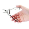 thumbnail image 5 of NFTIGB Professional Stainless Steel Toe Finger Cuticle Nipper Manicure Clipper Pedicure Tool for Dead Skin Thick Nails Precision Trimmer Silver, 5 of 10