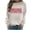 #450-Khaki, variant on Craaazy Women's Loose MAMA Letter Print Long Sleeve Round Neck Casual Hoodless Sweatshirts Gifts