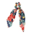 thumbnail image 1 of Esquirla Foulard Florale 2 en 1 avec Bandeau Long et Nœud, 1 of 8