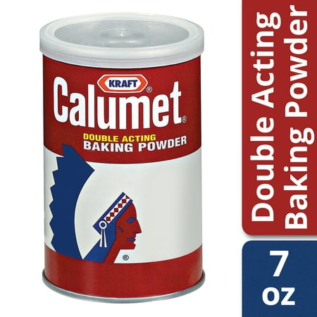(4 Pack) Calumet Baking Powder, 7 oz Canister (Best Powder To Bake With)