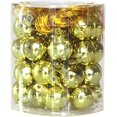 thumbnail image 1 of 48 bolas de adorno para árbol de Navidad, adornos irrompibles para árbol con lazo para colgar, pequeños adornos navideños (dorados), 1 of 4