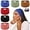 Red, variant on EP Wide Headbands for Women Non Slip 6 Pack Soft Elastic Hair Bands Sports Yoga Running Gym Workout Knotted Head Wraps, Cotton Cloth African Turbans Solid Color Bandana-with 6 Pcs Hair Ties