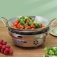 thumbnail image 3 of SDFGTstore Professional Stainless Steel Nonstick Skillets with Honeycomb Texture Nonstick Frying Pan for Pastas Steak and Ramen, 3 of 7