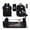 Black, variant on Diaper Bag Backpack with Changing Station, Baby Diaper Bag Backpack with Portable Crib, Large Capacity Diaper Backpack with Insulated Bottle Pockets & Stroller Straps for Mom Dad, Gray