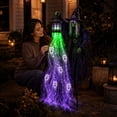thumbnail image 5 of Halloween Soul Harvester Solar Pathway Lights Outdoor,Flowing Led Light With Lantern & Ghost Faces,Solar Garden Lights For Lawn,Halloween Decorations, 5 of 5