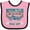 Pink and Black, variant on Inktastic Motorcycles Are for Life Biker Boys or Girls Baby Bib