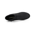 thumbnail image 4 of BLISSFUL STEP Valentine's Women' Shoes Round Toe Stacked Block Heel Zipper Ankle Boots Black 8, 4 of 7