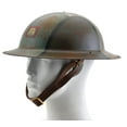 thumbnail image 3 of US WW1 M1917 Brodie Helmet Doughboy Helmet 82nd Airborne Hand Aged, 3 of 4