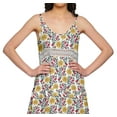 thumbnail image 4 of Moomaya Robe Longue Maxi Imprimée pour Femmes Sans Manches à Col en V Décontractée Évasée Kurta, 4 of 6