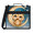 Green, variant on Jiaoprinted Night Moon Owl Zipper 3 D-Ring Binder Bag with Shoulder Strap, Cartoon Owl Waterproof Expanding Binder, Multi-Pocket Portfolio Organizer Case
