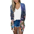 thumbnail image 2 of Cardigans pour Femmes Mode Cardigan Décontracté à Manches Longues avec Poches Imprimé en Liquidation, 2 of 4