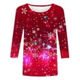 thumbnail image 4 of Fall Saving Talove Long Sleeve Shirts for Women Funny Graphic Sweatshirt Women Fall Clothes Tunic Tops for Leggings Womens Tops Long Sleeve Tunic Christmas Shirts, 4 of 5
