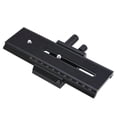 thumbnail image 1 of EeaseCA Macro Focusing DSLR Camera Mount Baseplate Rail Rod Support Guide Bracket (Black), 1 of 8
