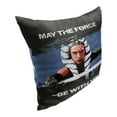 thumbnail image 2 of The Northwest 1DSW-69500-0056-OOF 18 x 18 in. Disney Star Wars Ahsoka May the Force Throw Pillow, 2 of 2